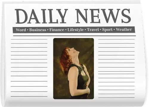 Newspaper with Nicole Brandon