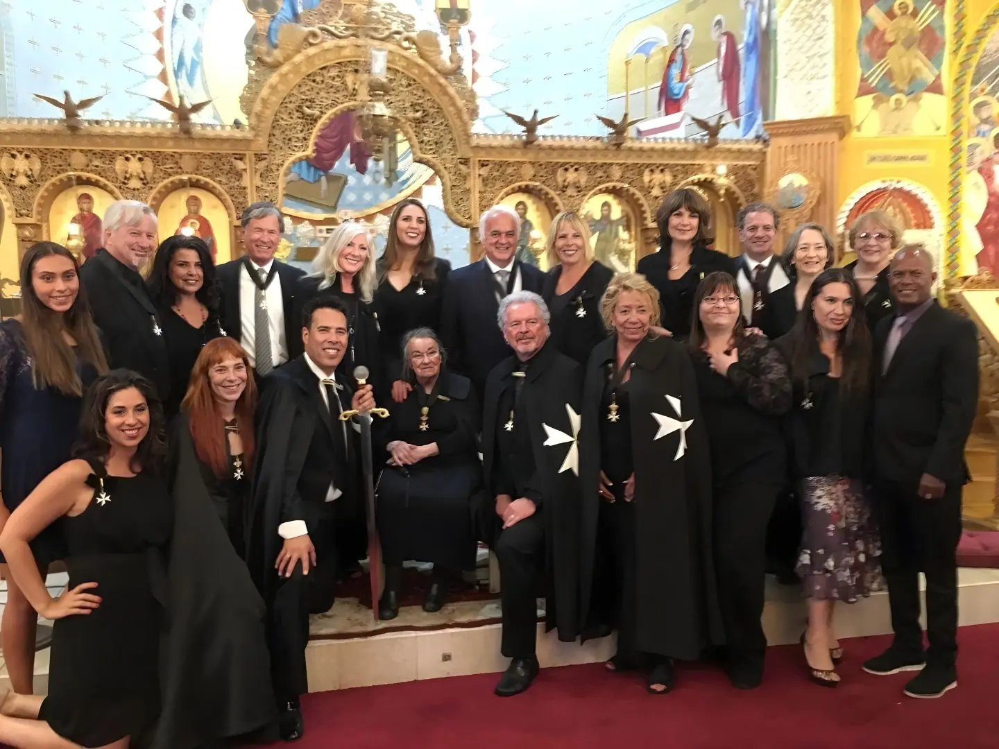 Knighting Group Photo