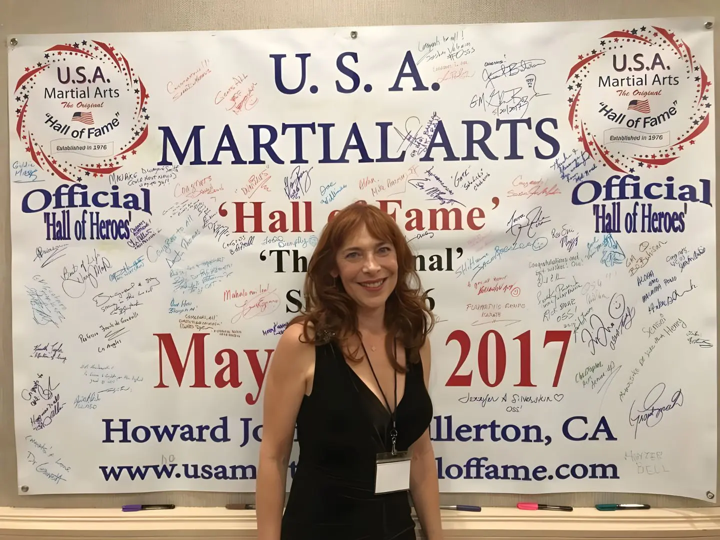 Nicole Brandon at Martial Arts Hall of Fame
