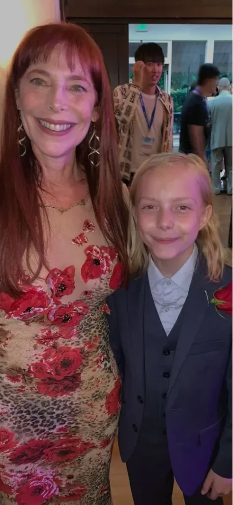 Nicole and Christian Ganiere at the Premier of Wishman
